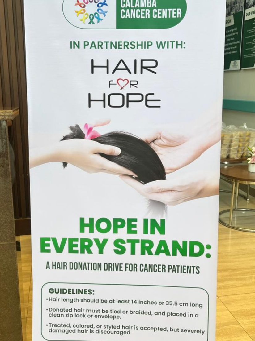 Hope in Every Strand — Hair for Hope donation drive with the Calamba Cancer Center